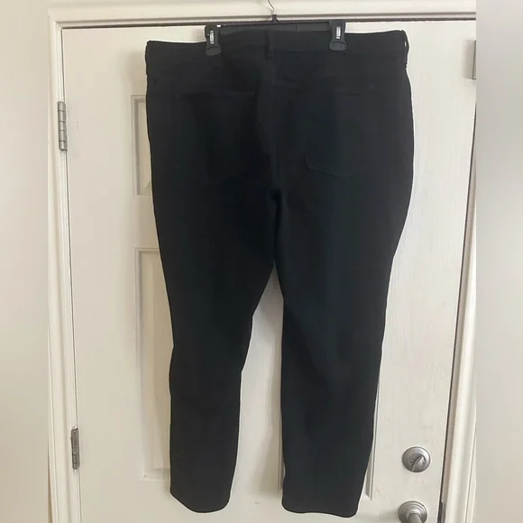 Old Navy Black High-Rise OG Straight Pants - Picture 2 of 4
